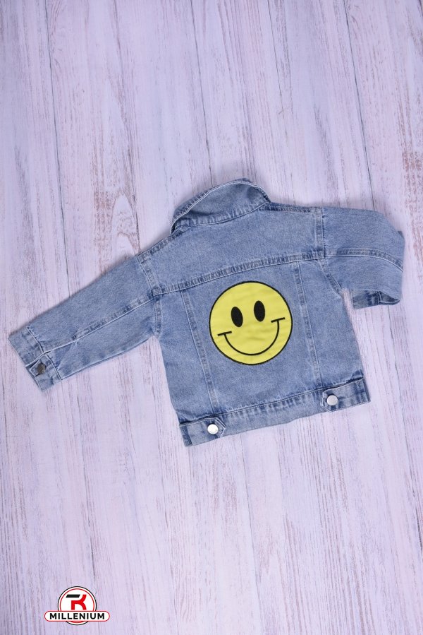 Піджак джинсовий для хлопчика (кол. блакитний) Об'єм в наявності : 110 арт.8113
