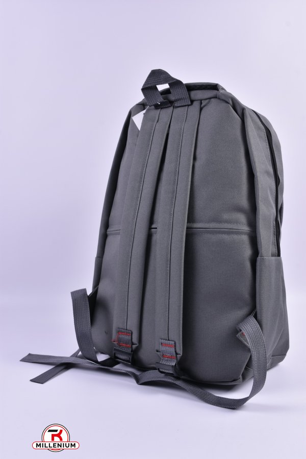 Рюкзак из плащевки (цв.серый) размер 39/28/13 см. арт.2215