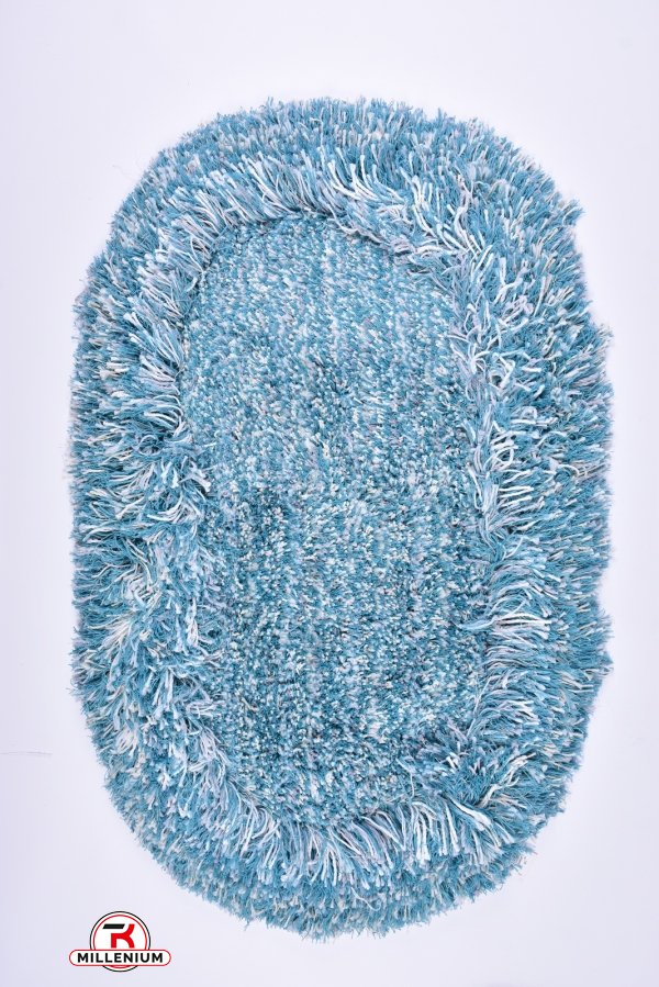 Килимок "травка" на тканинній основі (колірний бірюзовий) розмір 50/70 см арт.2020-031