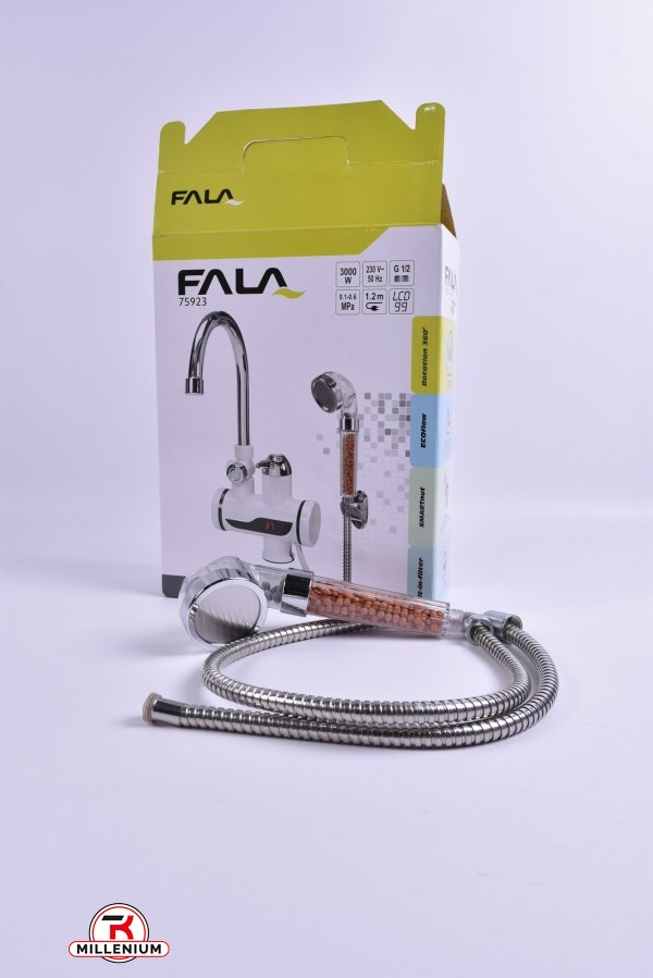 Обогреватель воды c LCD-дисплеем KALTA -3 FALA 3 кВт до 60C давление 0,1-0,6 МПа кабель1,2 арт.75923