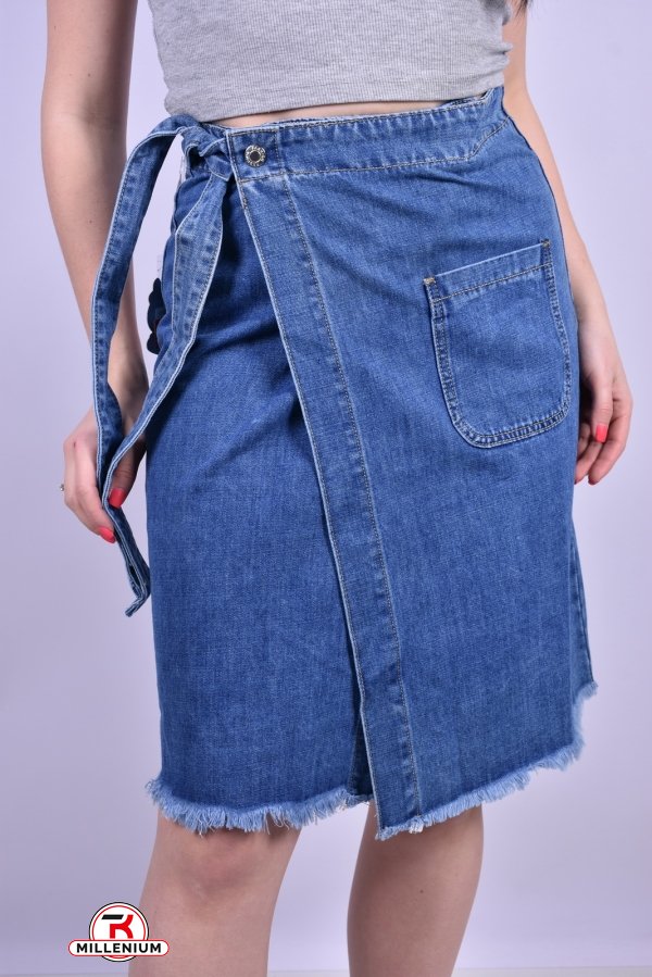 Спідниця жіноча джинсова з поясом Розміри в наявності : 28, 30 арт.C6073
