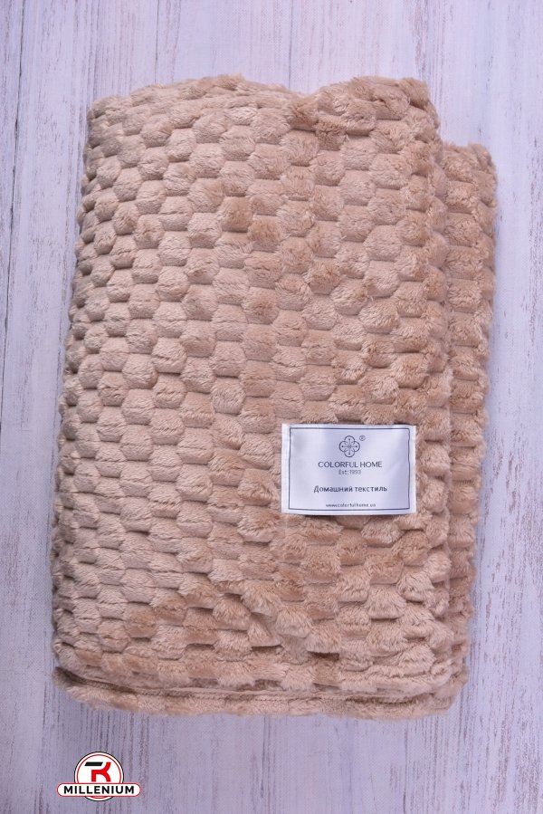 Плед-покривало (кол. кремовий) розмір 150/200 см (вага 0,980 гр) арт.CH-628