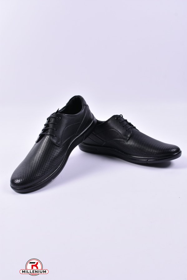 Чоловічі туфлі з перфорацією "Desay" Розміри в наявності : 40, 41 арт.WL5020-21