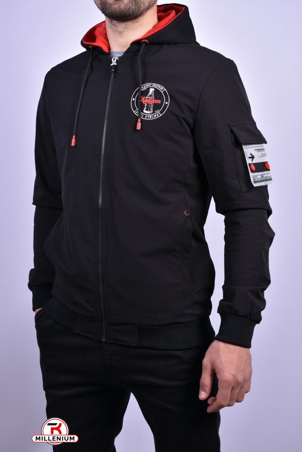 Куртка мужская демисезонная (цв.черный) "DGJJ" Размер в наличии : 44 арт.99012