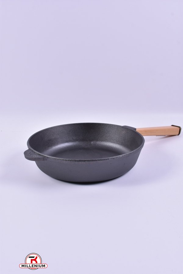 Сковорода лита чавунна "BRIZOLL" серія "Оптіма" Besser d-26см. розмір (260/65.5mm) арт.02660-P