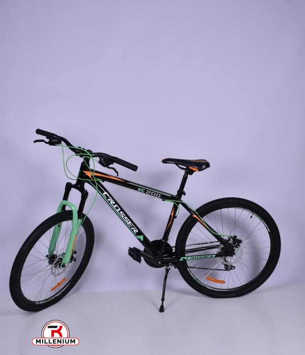 Гірський велосипед колесо 26 дюймів (кол. салатовий) рама 16.9" CROSSER арт.XC-200