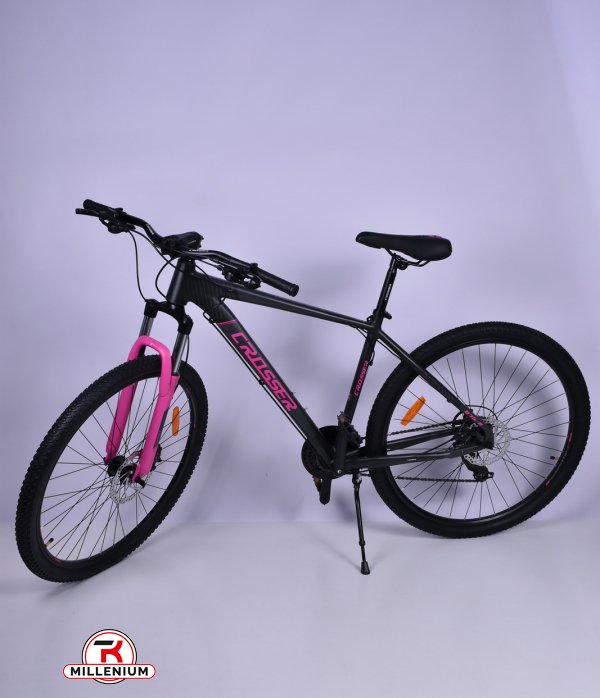 Горный велосипед колесо 29 дюймов (цв.зеленый) рама 19" CROSSER (SHIMANO) арт.075-C19