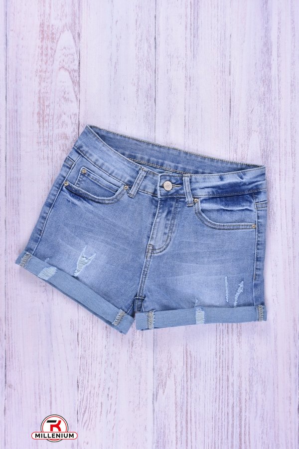 Шорты джинсовые женские "NewJeans" Размеры в наличии : 25, 26, 27, 29 арт.D3764