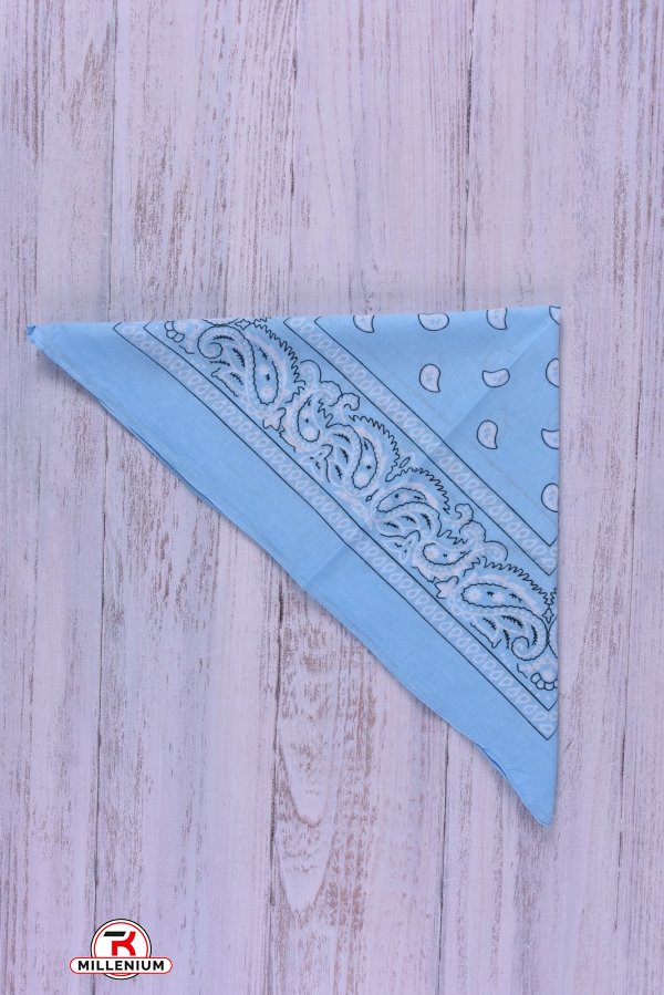 Бандана (цв.голубой) размер 52/52 см арт.13128