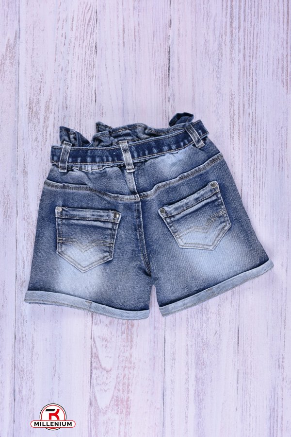 Шорты для девочки джинсовые стрейчевые Рост в наличии : 110, 116, 122, 128 арт.H-2666