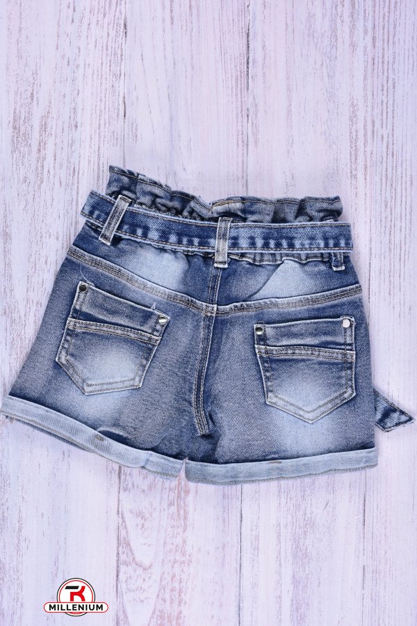 Шорты для девочки джинсовые стрейчевые Рост в наличии : 104, 110, 116, 122, 128 арт.H-2651
