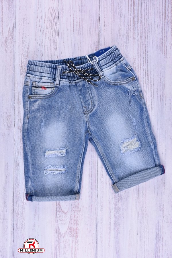 Шорты для мальчика джинсовые стрейчевые Рост в наличии : 110, 116, 122, 128 арт.H-2636