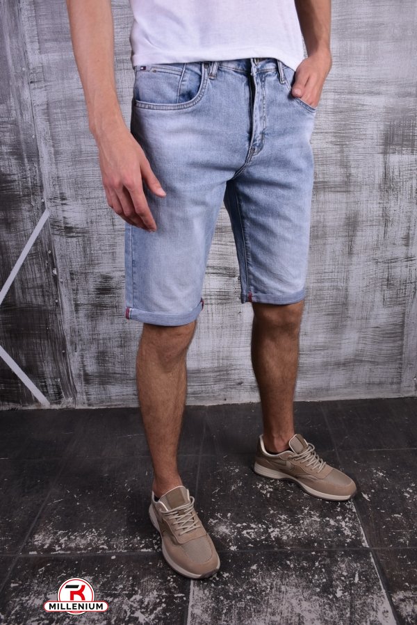Шорты мужские джинсовые стрейчевые "PAGALEE" Размеры в наличии : 33, 34, 36, 38 арт.P6284D