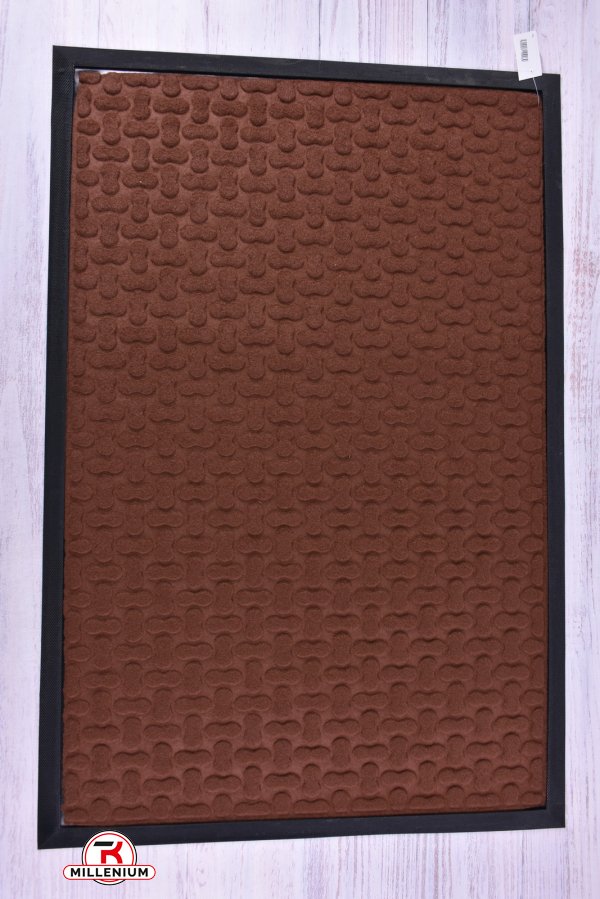 Килимок на гумовій основі розмір 60/90 см (кол. коричневий) арт.MF4151