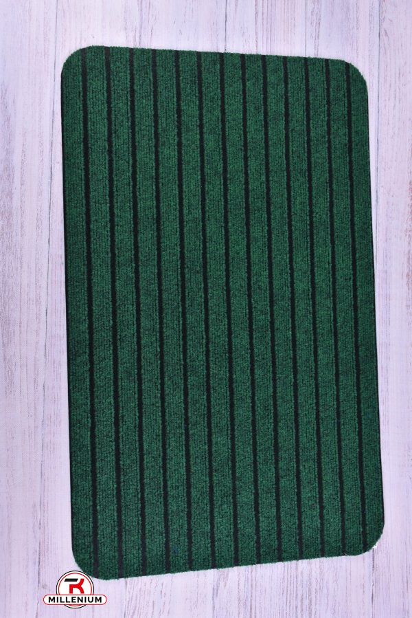 Коврик на резиновой (цв.зеленый) основе размер 50/80 см. арт.LB-2022-005