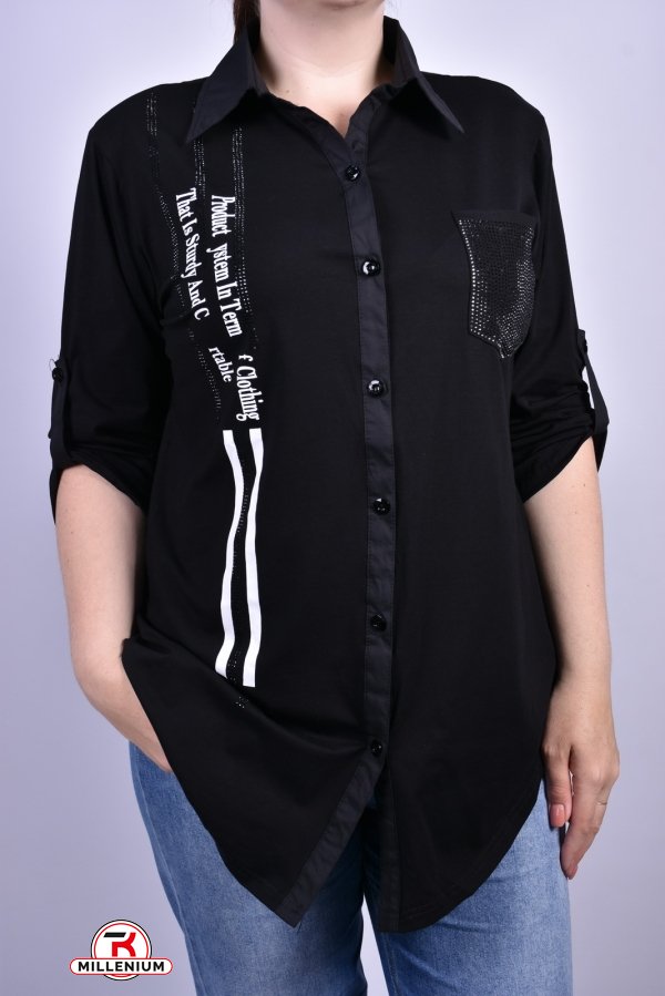 Сорочка жіноча (кол. чорний) "ANGORA" Розмір в наявності : 50 арт.683