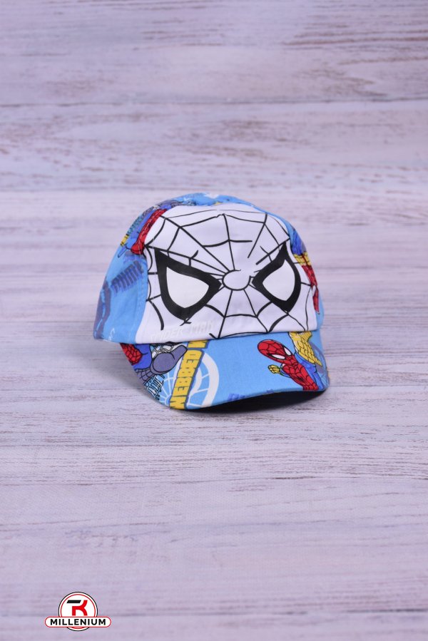 Бейсболка для хлопчика (кол. блакитний) (коло голови 46-48) арт.Spider-man