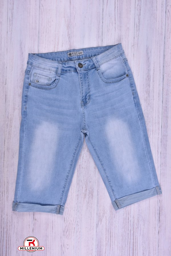 Капри женские джинсовые стрейчевые Размер в наличии : 42 арт.MF-2157
