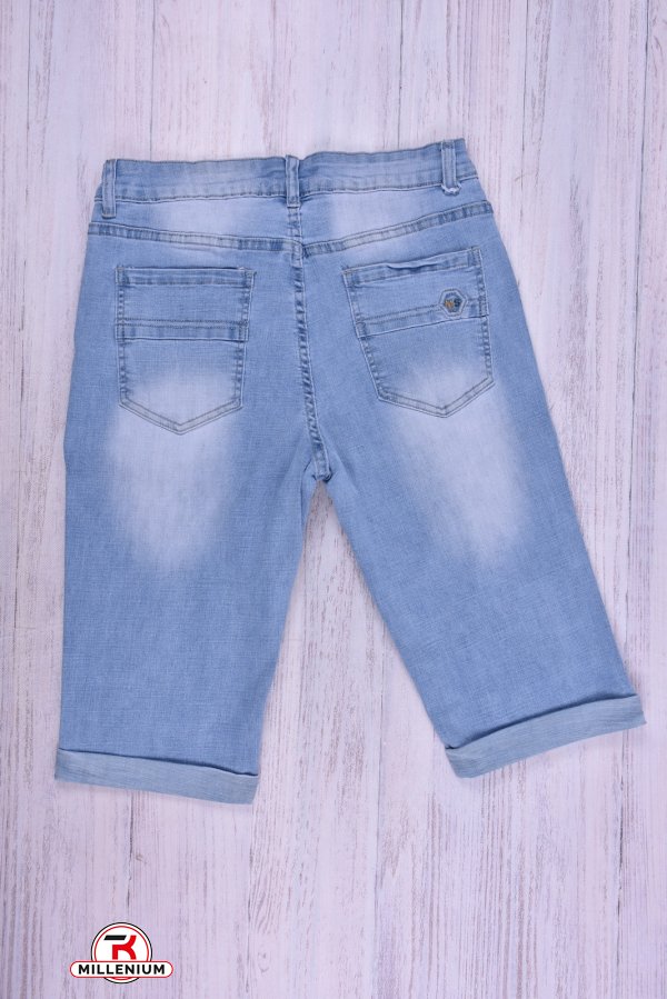Капрі жіночі джинсові стрейчові Розмір в наявності : 42 арт.MF-2157