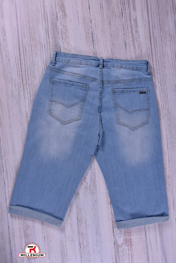 Бриджі джинсові зі стрейчем жіночі. Розміри в наявності : 32, 34, 36, 38, 40, 42 арт.MF-2359