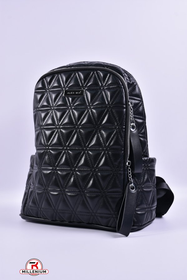 Рюкзак жіночий (кол. чорний) розмір 32/27/12 см. "ALEX арт.CD-8404