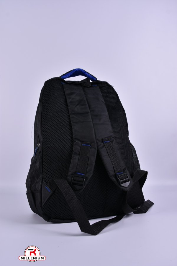 Рюкзак з плащової тканини (кол. чорний) розмір 45/28/16 см арт.10030