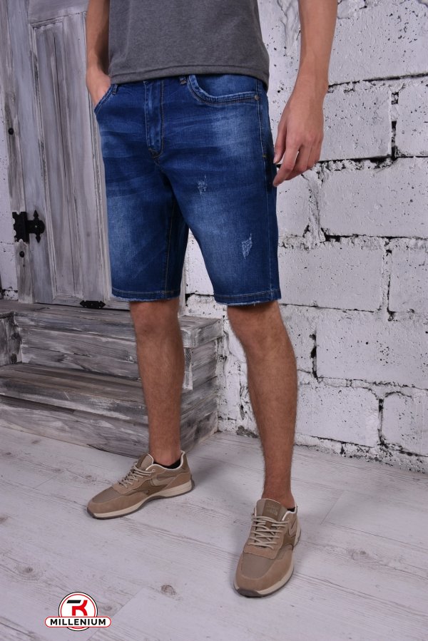 Шорти джинсові чоловічі стрейчові "VARXDAR" Розміри в наявності : 28, 30, 31 арт.5A-080