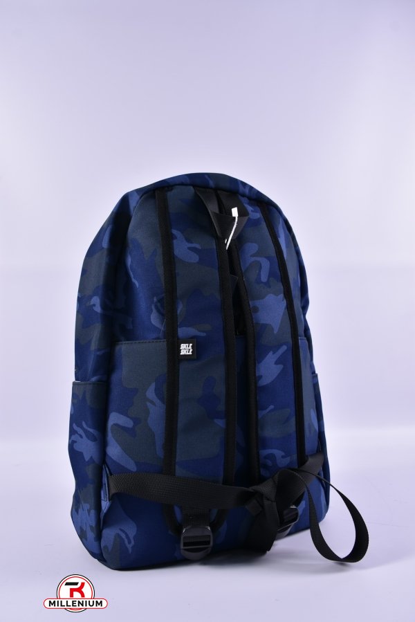 Рюкзак тканинний (кол. синій) розмір 40/31/17 см арт.S11