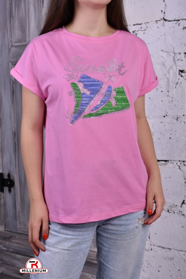 Жіноча футболка трикотажна розмір 44-46"NA NA" арт.22094