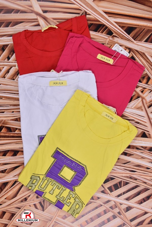 Жіноча футболка трикотажна (модель OVERSZE) розмір 48-50 "NA NA" арт.640-44