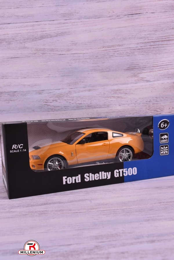 Машинка аккумуляторная на р/к Ford Mustang открываются двери в коробке 34/15/8см арт.2170