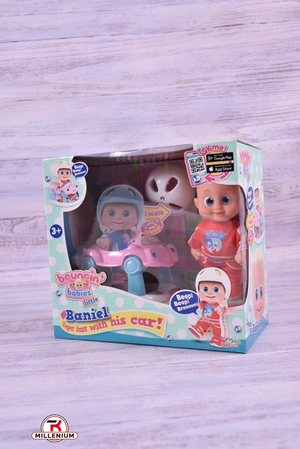 Лялька "Baniel" з машинкою, ходить в коробці розмір 26/14/24см арт.801001