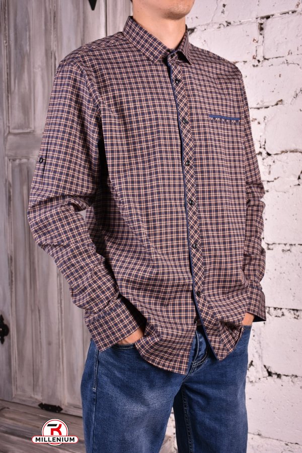 Рубашка мужская "CRESTANCE" (SLIM FIT) Размеры в наличии : 46, 48, 50 арт.SDK7835