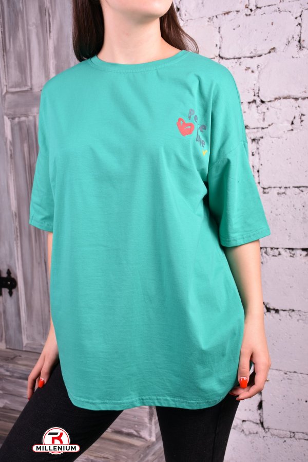 Жіноча футболка трикотажна (модель OVERSZE) розмір 46-48 "NA NA" арт.E62-83
