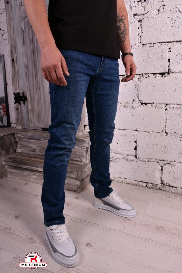 Джинси чоловічі стрейчові (color 3) "DENIM" (model slim-fit) Розміри в наявності : 30, 31, 32, 33 арт.2008