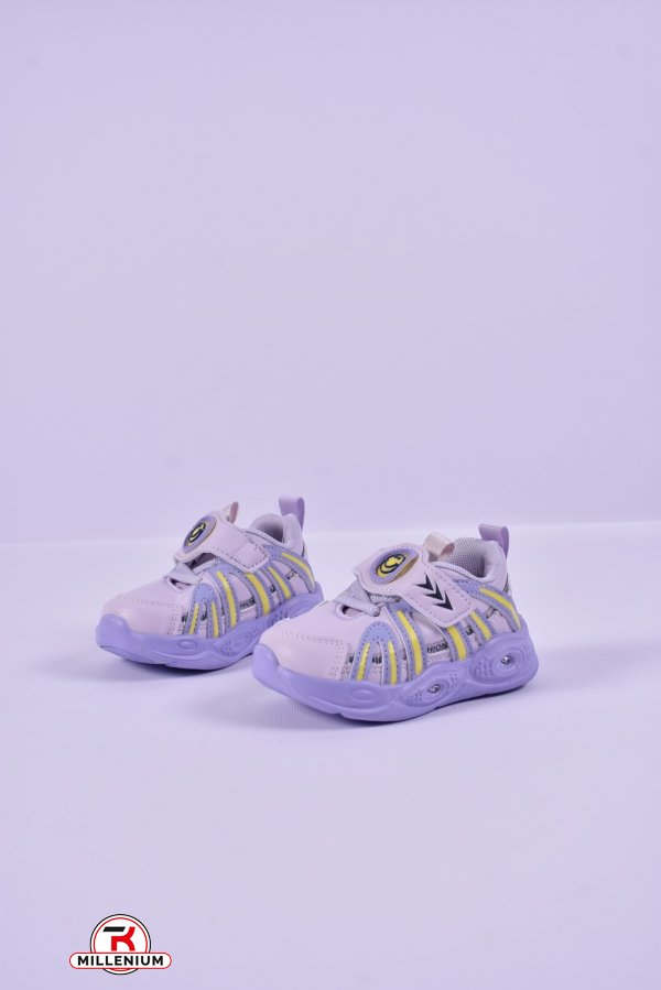 Кроссовки для девочки (с LED подсветкой ) "W.NIKO" Размеры в наличии : 17, 18, 19, 20, 21, 22 арт.CC105-2