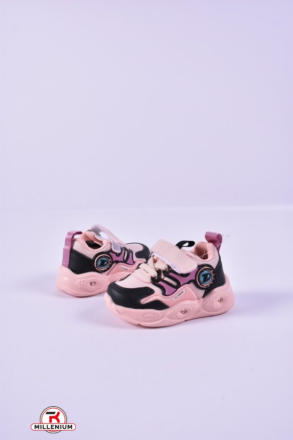 Кросівки для дівчинки (з LED підсвічуванням) "W.NIKO" Розміри в наявності : 18, 19, 20, 21, 22 арт.CC107-3