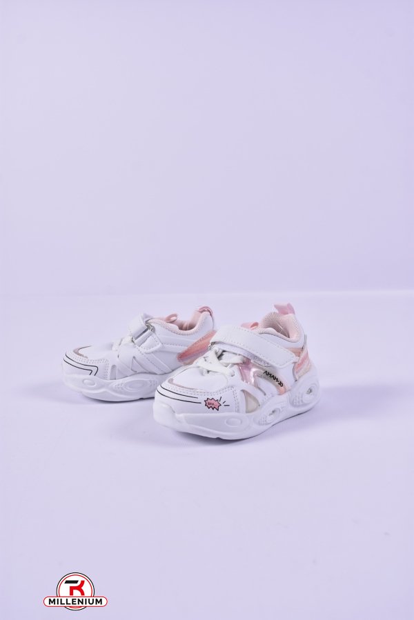 Кросівки для дівчинки (з LED підсвічуванням) "W.NIKO" Розміри в наявності : 17, 19, 20 арт.CC108-2