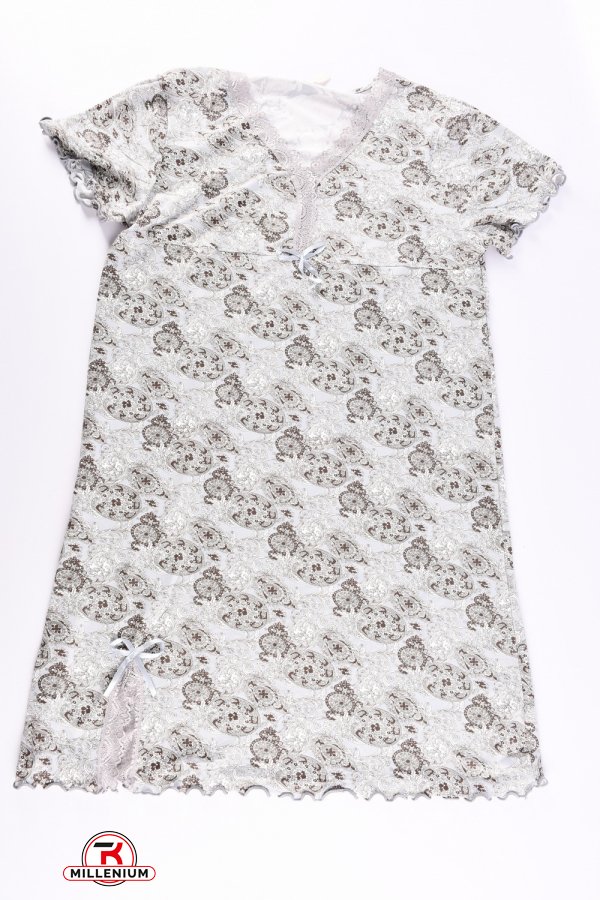 Ночная рубашка женская (цв.серый) Размеры в наличии : 48, 52, 54 арт.625-2