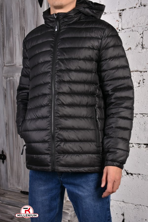 Куртка мужская (цв.черный) демисезонная"ATE" Размер в наличии : 46 арт.860-1