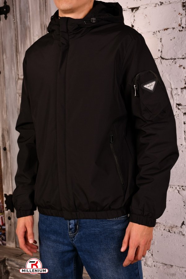 Куртка мужская (цв.черный) демисезонная"ATE" Размеры в наличии : 46, 48, 50, 52, 54 арт.A-985