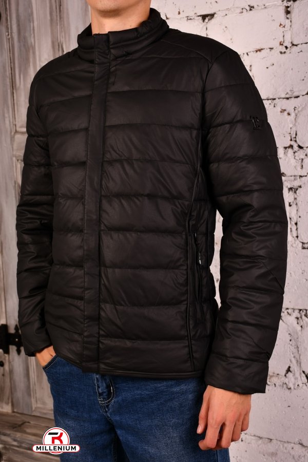 Куртка чоловіча (кол. чорний) демісезонна "ATE" Розмір в наявності : 46 арт.A-817