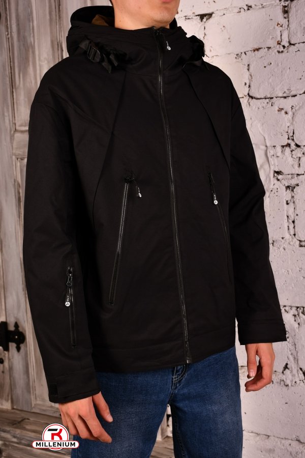 Куртка мужская (цв.черный) демисезонная"ATE" Размеры в наличии : 46, 48, 52 арт.A-989