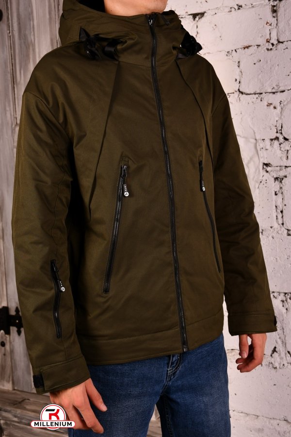 Куртка мужская (цв.хаки) демисезонная"ATE" Размеры в наличии : 46, 54 арт.A-989