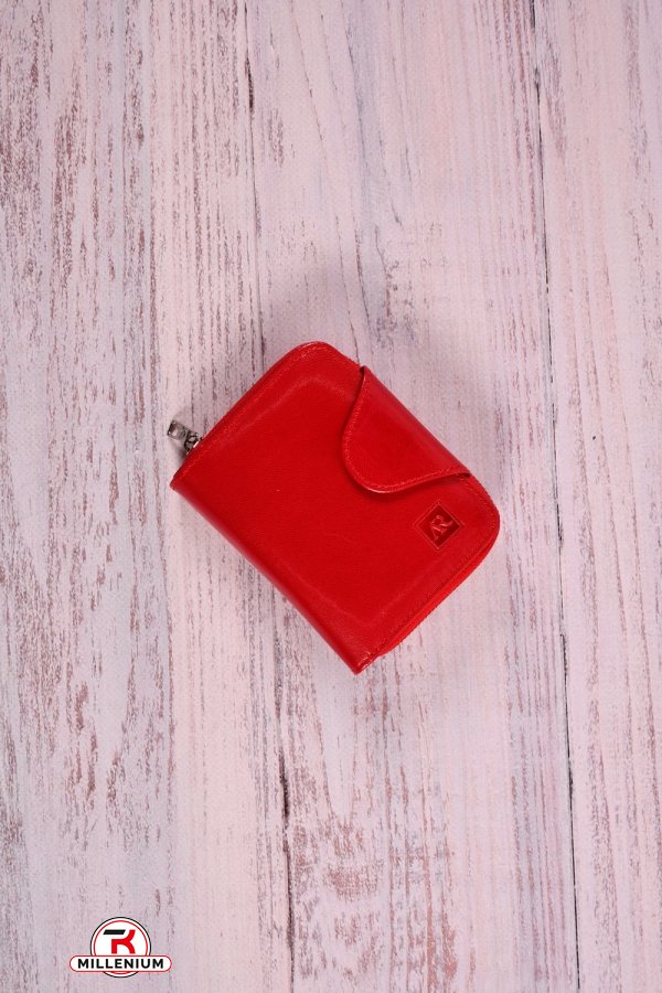 Гаманець жіночий шкіряний (color.red) розмір 11/9 см. "Alfa Ricco" арт.AR6123YP