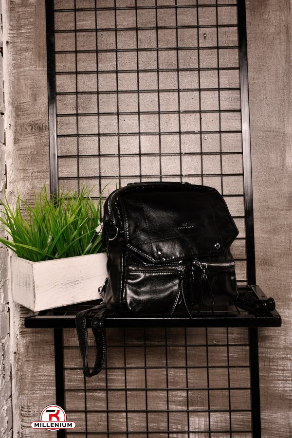 Рюкзак женский (цв.черный) размер 28/28/13см арт.AM-0087