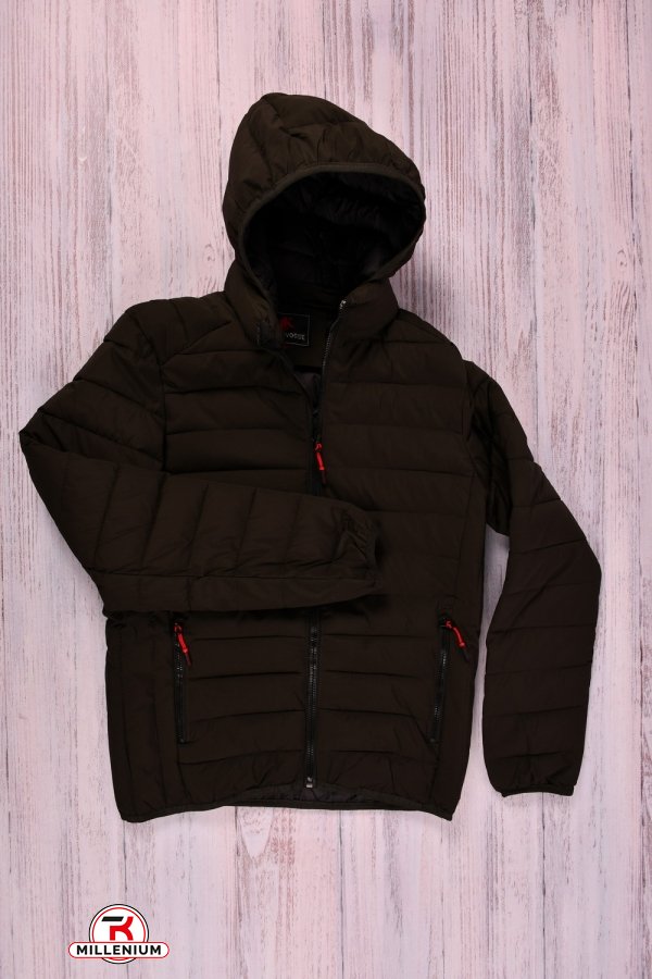 Куртка для мальчика (цв.хаки) из плащевки демисезонная Рост в наличии : 164 арт.D20