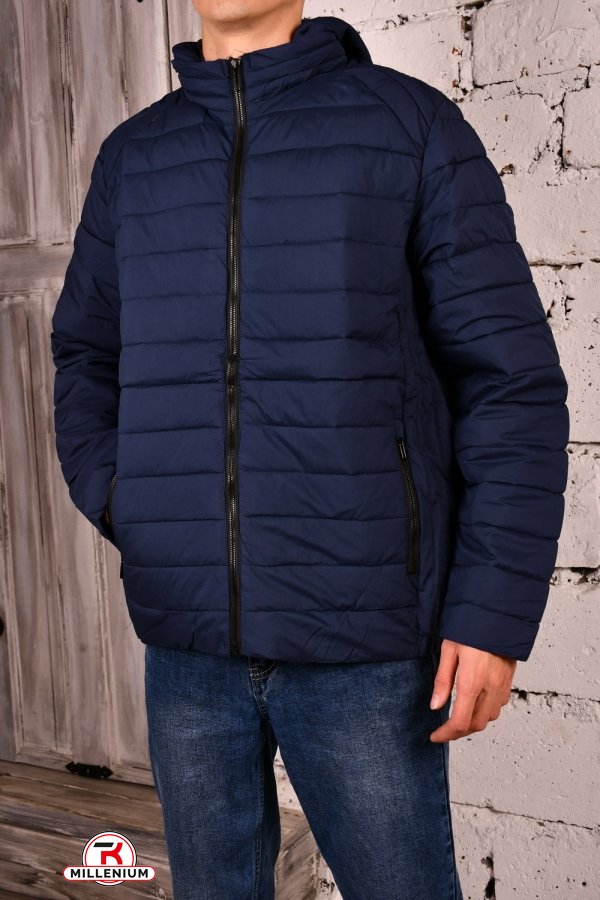 Куртка мужская (цв.синий) из плащевки демисезонная Размеры в наличии : 46, 48 арт.2211