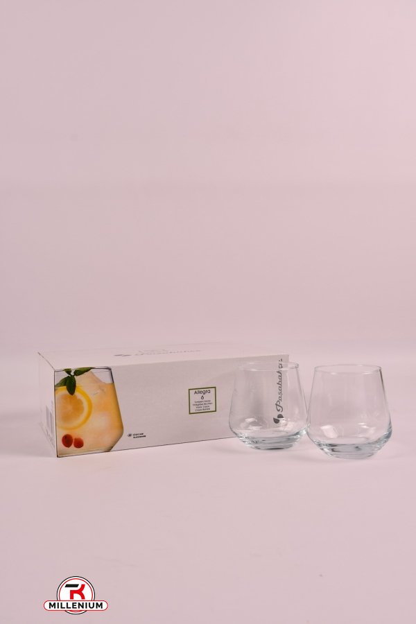 Набір склянок (6шт) Allegra для віскі 345мл Pasabahse арт.420184