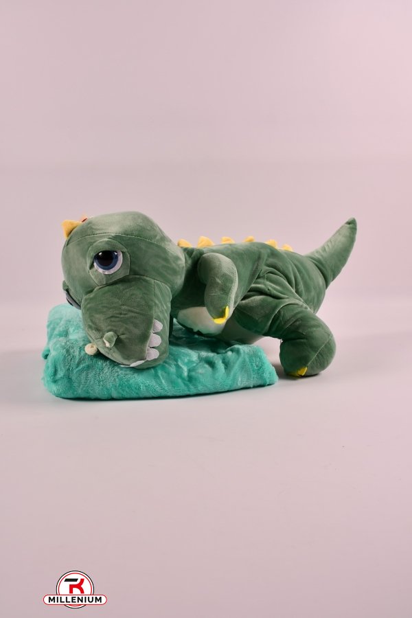 Комплект іграшка з пледом (кол. зелений) розмір пледа 100/160см вага 800 гр. арт.7553